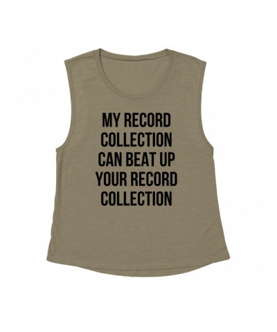 Music Life Muscle Tank | Record Collection Bully Tank Top $8.69 Shirts