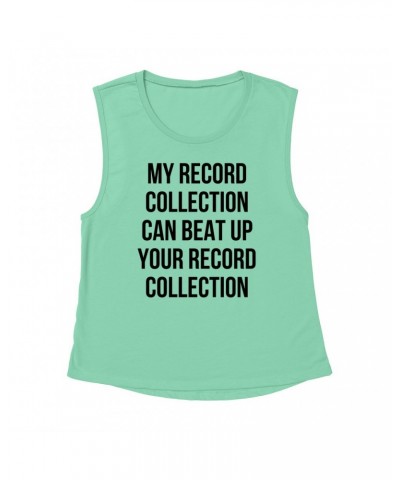 Music Life Muscle Tank | Record Collection Bully Tank Top $8.69 Shirts