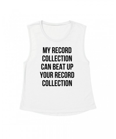 Music Life Muscle Tank | Record Collection Bully Tank Top $8.69 Shirts