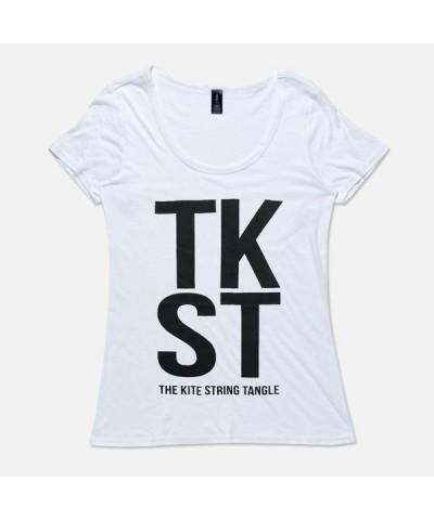 The Kite String Tangle TKST (Womens White Tee) $6.19 Shirts