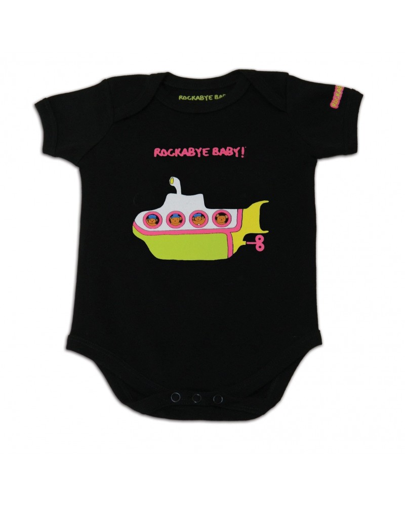 Rockabye Baby! Organic Baby Bodysuit ("More Lullaby Renditions of Beatles" Album Art) $6.07 Kids