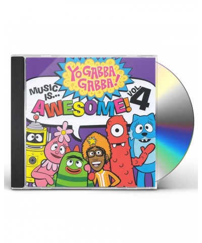 Yo Gabba Gabba MUSIC IS AWESOME 4 CD $4.63 CD