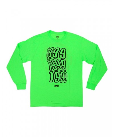 Charli XCX '1999 LOGO' GREEN L/S TEE $9.02 Shirts