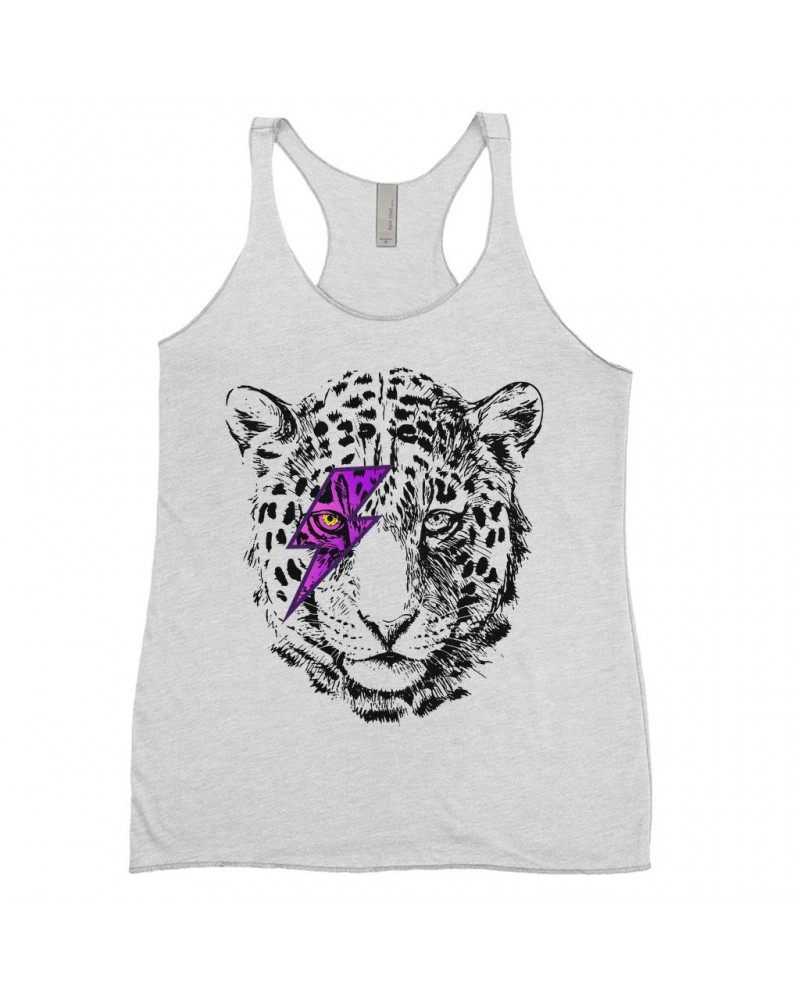 Music Life Ladies' Tank Top | Glam Rock Leopard Shirt $10.77 Shirts