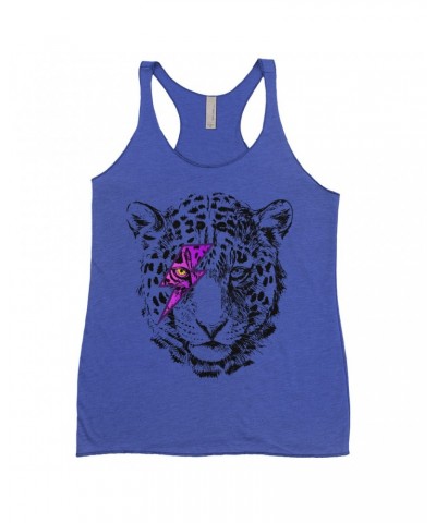 Music Life Ladies' Tank Top | Glam Rock Leopard Shirt $10.77 Shirts