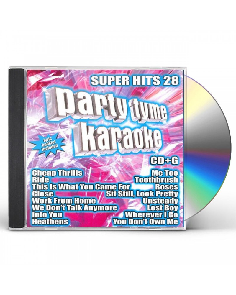 Party Tyme Karaoke Super Hits 28 (16-song CD+G) CD $14.00 CD