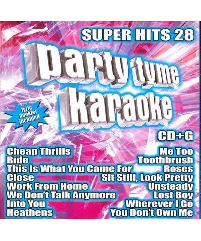 Party Tyme Karaoke Super Hits 28 (16-song CD+G) CD $14.00 CD