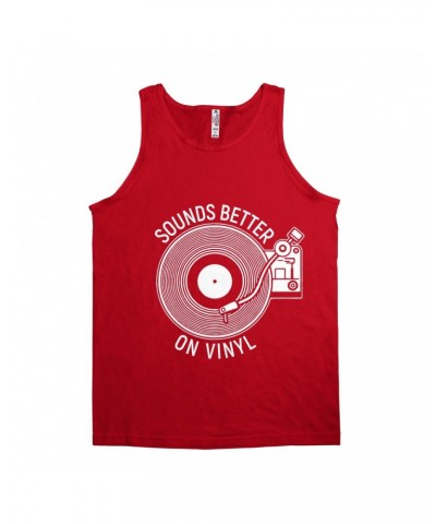 Music Life Unisex Tank Top | Vinyl Sounds Better Shirt $10.34 Shirts