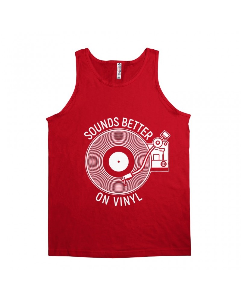 Music Life Unisex Tank Top | Vinyl Sounds Better Shirt $10.34 Shirts